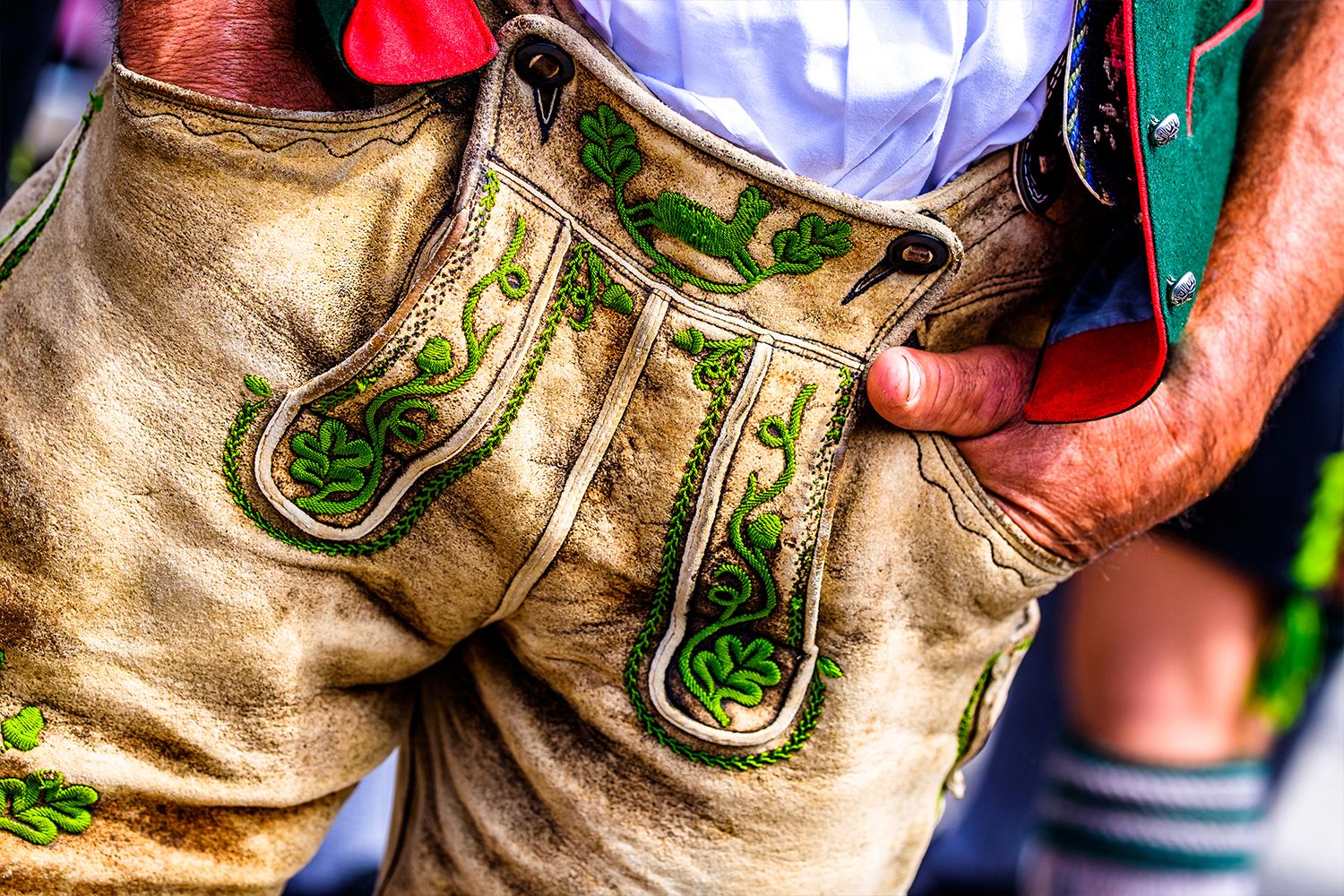 Traditionelle Lederhosen